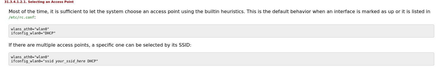 Solved - How to set an access point with spaces in the name 