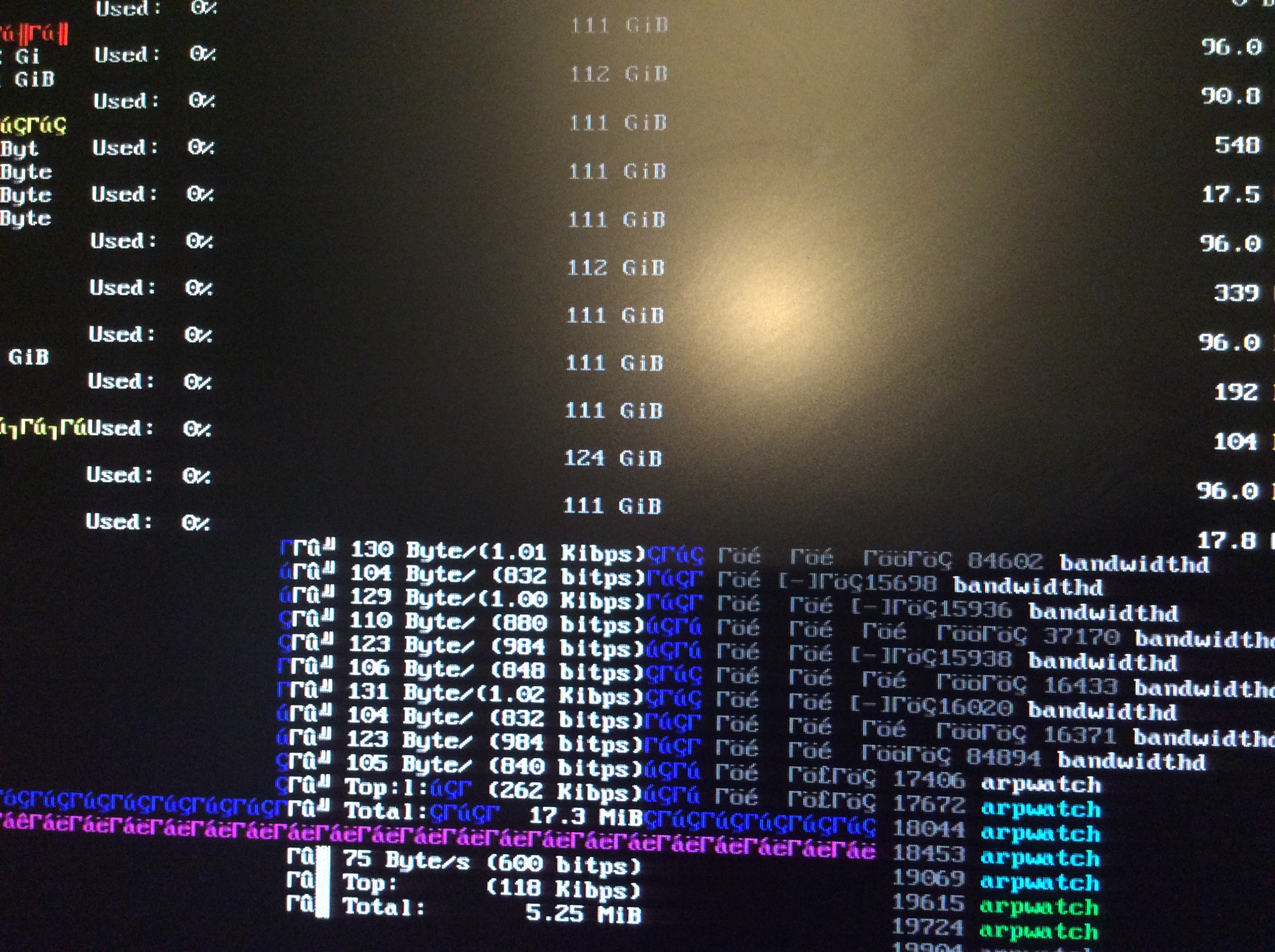 color blocks in the terminal after booting iso / Installation