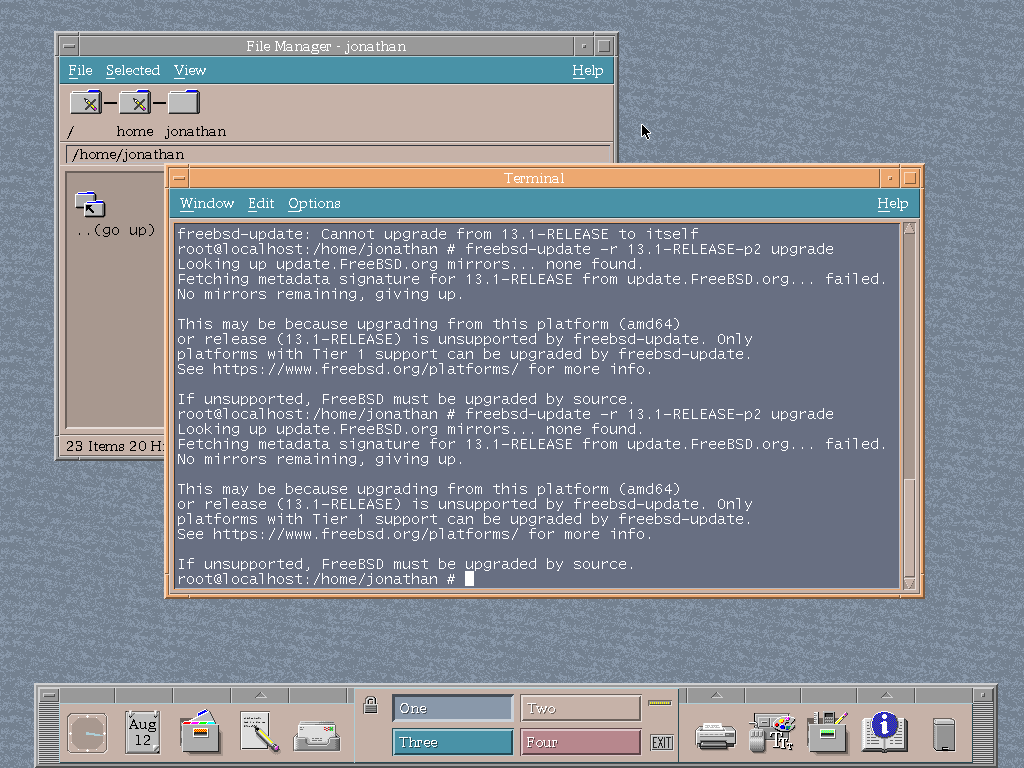VirtualBox_FreeBSD 13.1 with Common Desktop Environment_12_08_2025_19_17_13.png